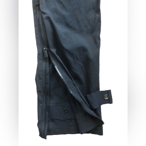 Athleta Trekkie Hiking Pant Adjustable Zipper Hem Pockets Belted Sz. 12X27 Ankle - Picture 4 of 5